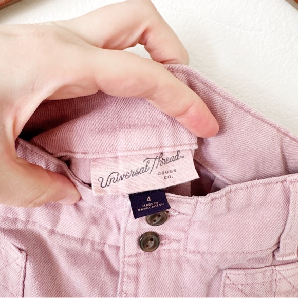 Universal Thread High-Waist Pleated Shorts in Dusty Pink size 4 - Picture 3 of 4